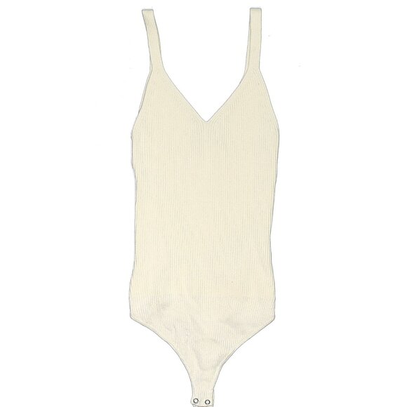 Abercrombie & Fitch Tops - Abercrombie and Fitch Ribbed Knit Bodysuit - Ivory, XS